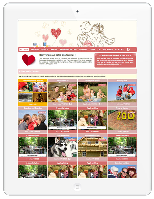 Idéal pour créer facilement votre blog mariage privé sans vous ruiner : téléchargez vos photos, vos vidéos, personnalisez puis envoyez vos invitations personnelles à tous vos invités !