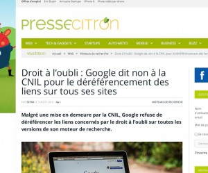 Google images refuse de réréférencer les liens et les images de son moteurs de recherche