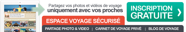 Créez votre carnet de voyage privé et partagez photos et vidéos uniquement avec vos proches ! ESSAI GRATUIT !