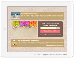 Créer un blog de voyage privé et sécurisé
