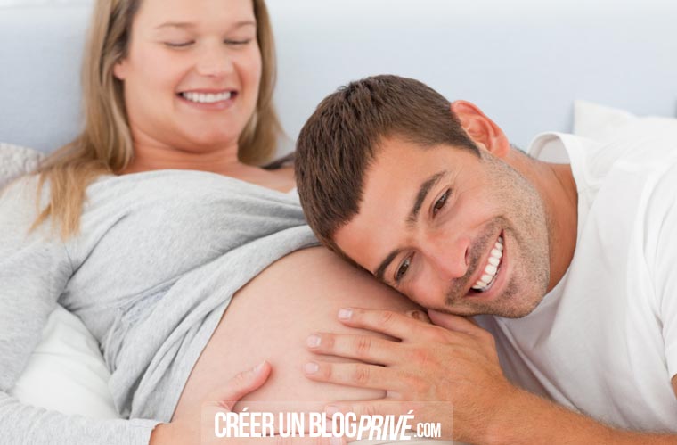Votre journal de future maman privé, idéal pour permettre à vos proches de suivre l'évolution de votre grossesse 