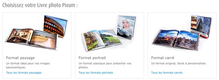 Les modèles d'albums photos sont variés et originaux, en fonction du type d'évènement.