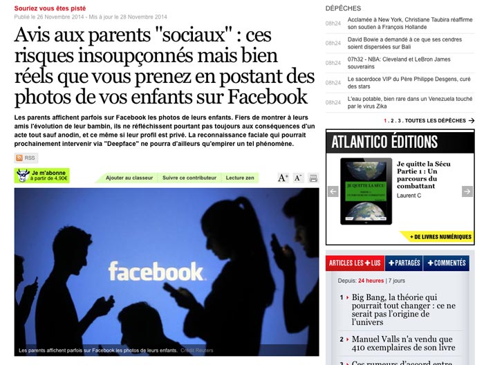 Avis aux parents sociaux sur Atlantico