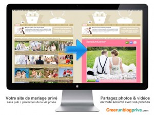 Blog mariage privé pour ses photos