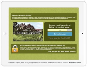 Blog privé avec accès sécurisé