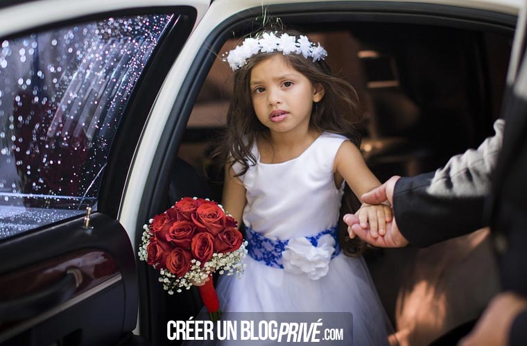 Album photo de mariage en ligne : Protéger le droit à l'image de ses invités, des membres de sa famille et des enfants qui assistent à son mariage est primordiale.