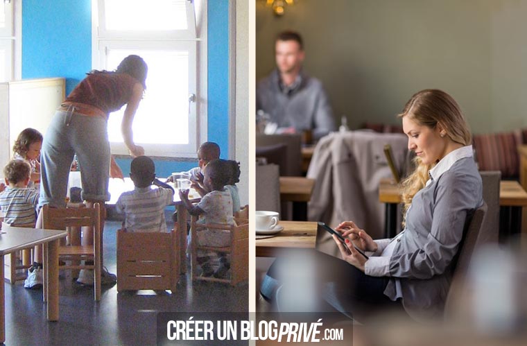 Un blog de crèche sécurisé permet de partager en privé avec les parents, la vie de la crèche et les photos et vidéos des activités des enfants