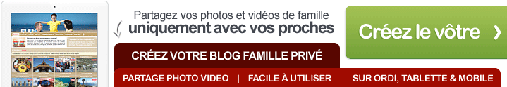 Créez votre blog photo/ vidéo sécurisé à partager seulement avec vos proches